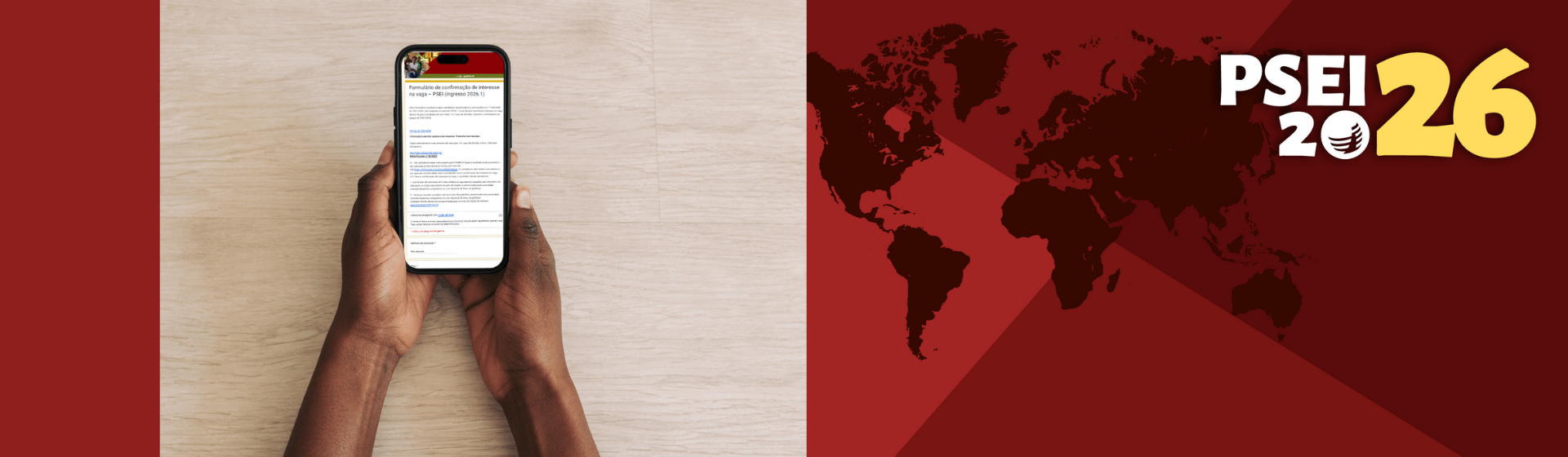 Imagem referente a postagem de título PSEI 2026: Prorrogada até 11 de janeiro a confirmação de...